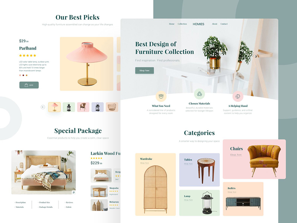 家居设计网页版,家具设计网页图片大全