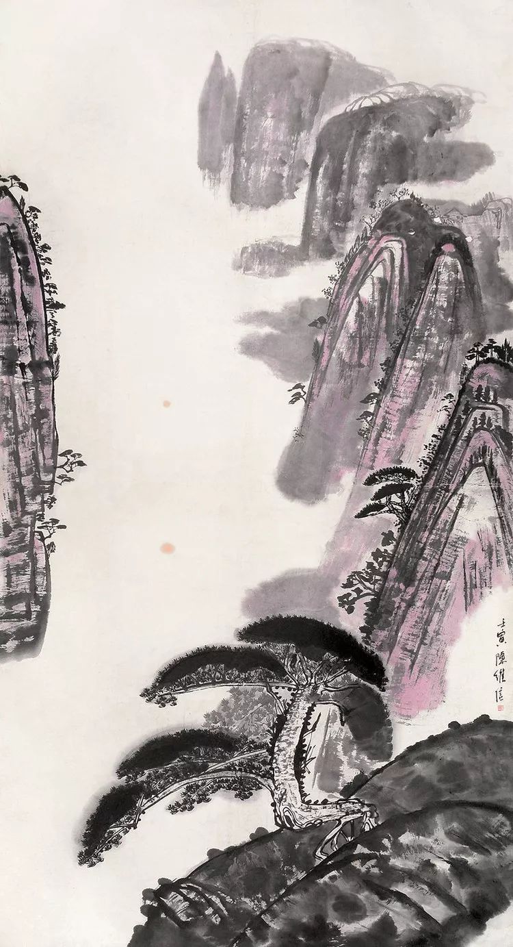 陈继儒山水画作品欣赏,陈良宗山水画作品欣赏