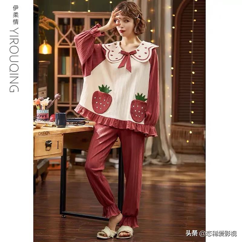 睡衣家居服简约大气,家居服睡衣可外穿的奢华品