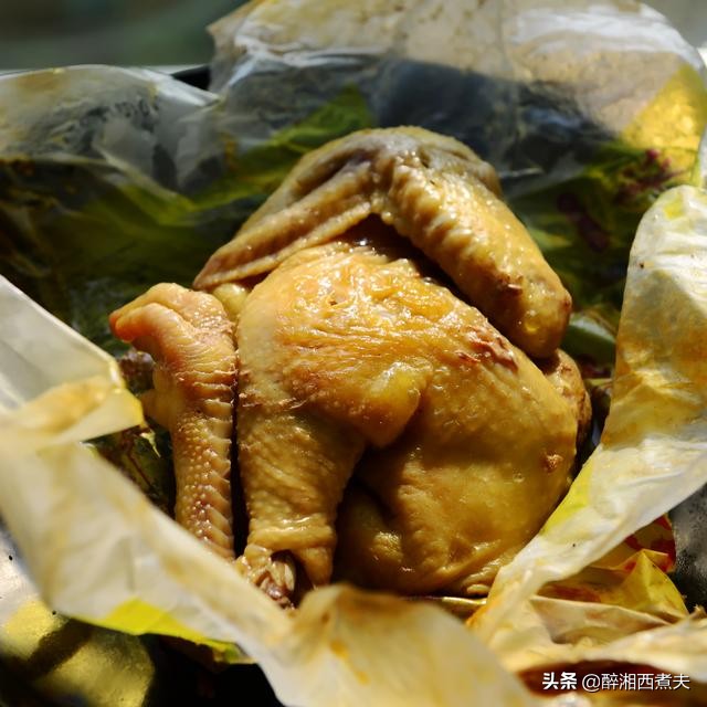 又干又香的盐焗鸡做法,商用粗盐版盐焗鸡的正宗做法
