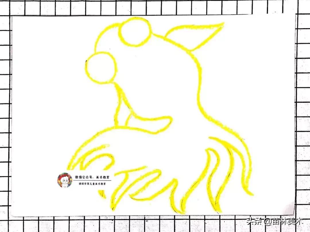 「重彩油画棒课程」七彩魔法鱼