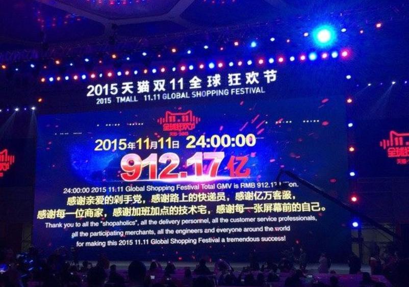 天猫十年双11数据,天猫双十一目前成交多少个亿
