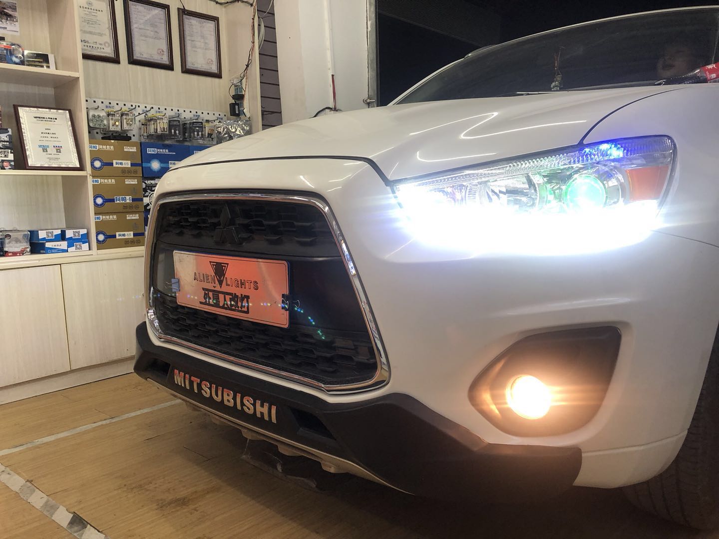 外星人改装透镜,武汉外星人改大灯