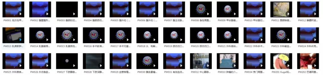外科手术基本操作的视频，有良好的基础才能做成完美的手术