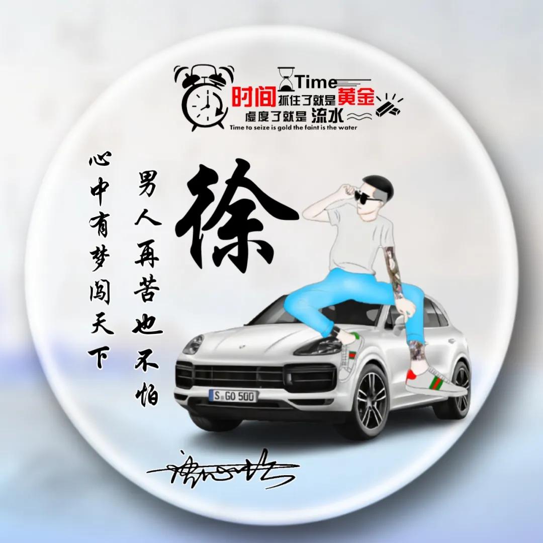 姓氏个性签名头像制作教程,头像精心制作无水印微信姓氏头像