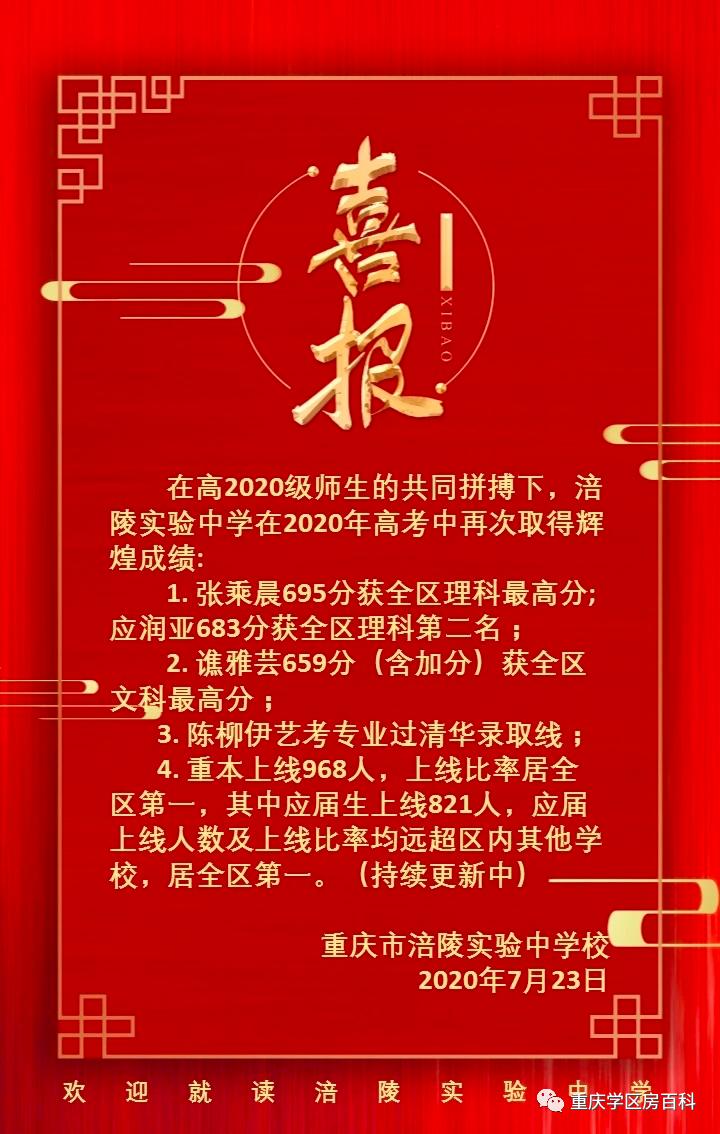 重庆各高中高考喜报2023,重庆垫江中学2021高考喜报