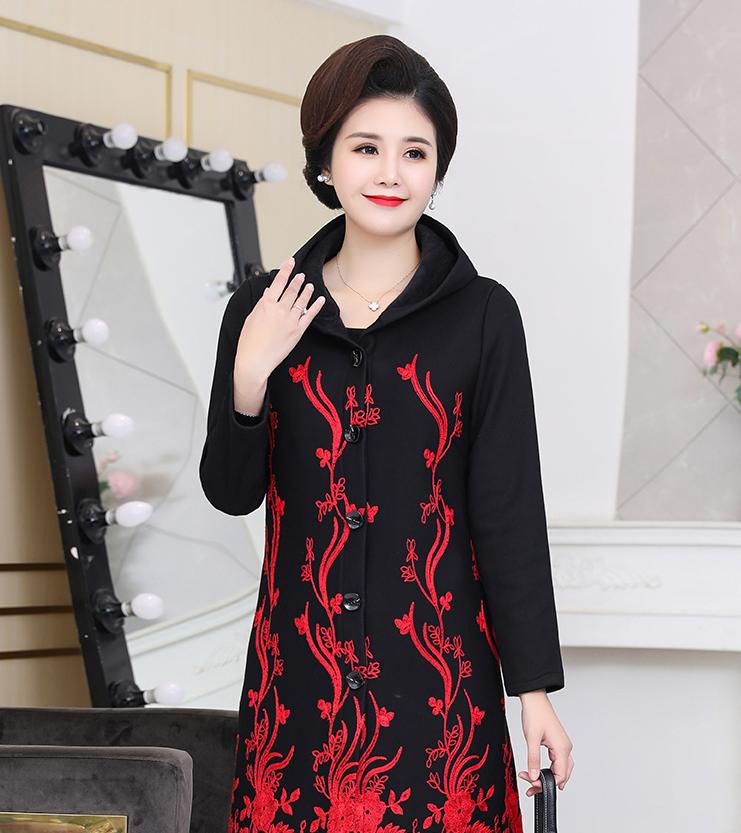 现代改良版花棉袄,改良版花棉袄女冬加厚加绒