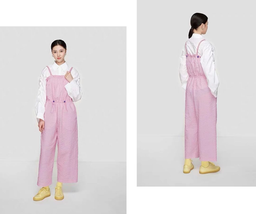 穿上背带裤,校门口保安叔叔都不拦我