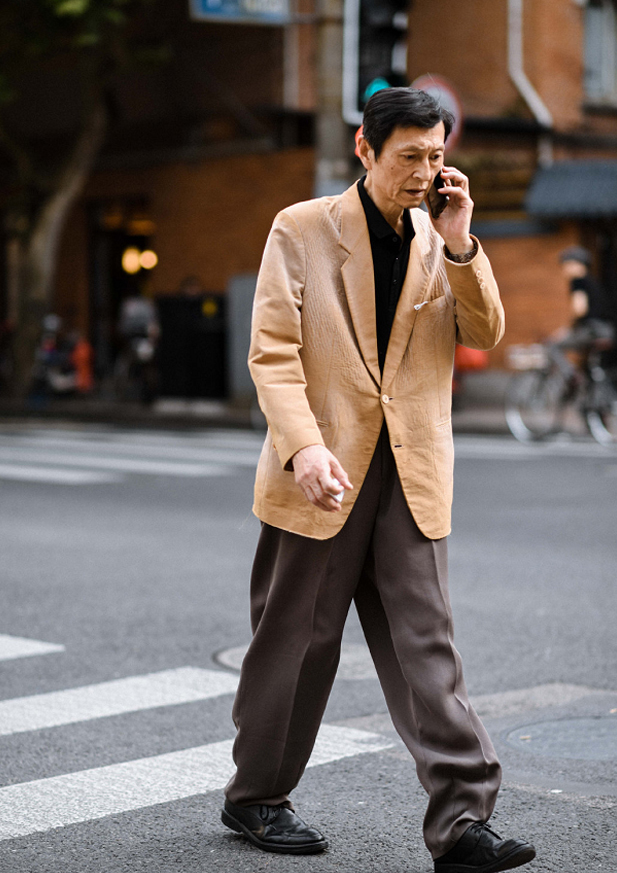 穿搭超级潮流的老爷爷,中国精神老爷爷潮流穿搭