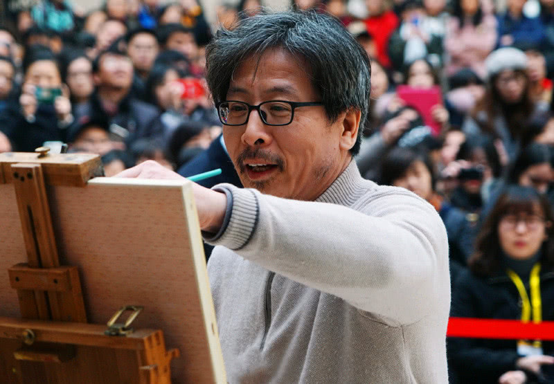 画家冷军人物肖像画,冷军是超写实画家第一人