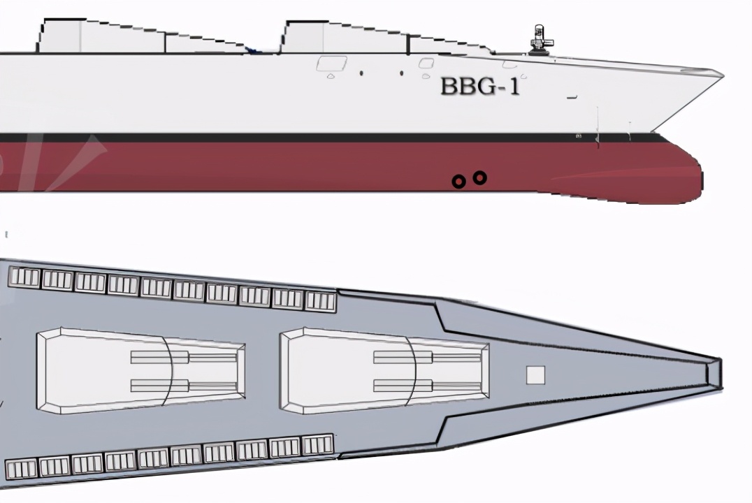 美国305毫米主炮战列舰,中国海军电磁炮战列舰