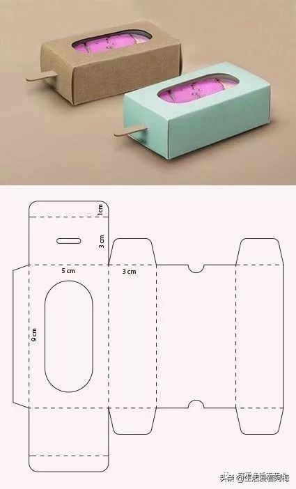 手工制作纸折的礼品盒,纸手工折盒教程