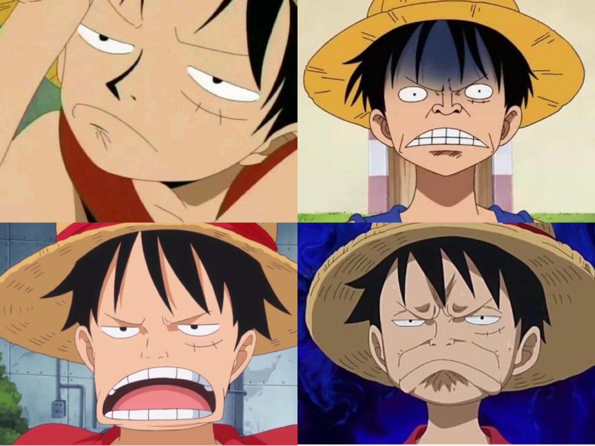 草帽团的成员看到路飞夸张的脸,二年后的路飞草帽团