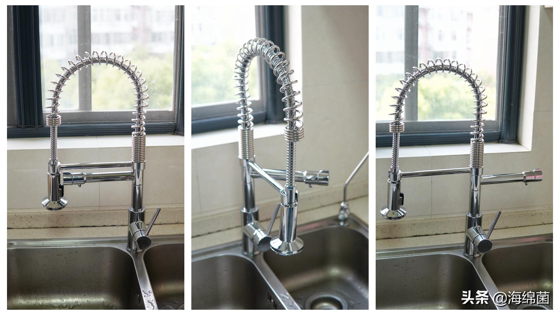 厨房双孔冷热二合一水龙头安装,厨房水龙头冷热两用自己动手安装