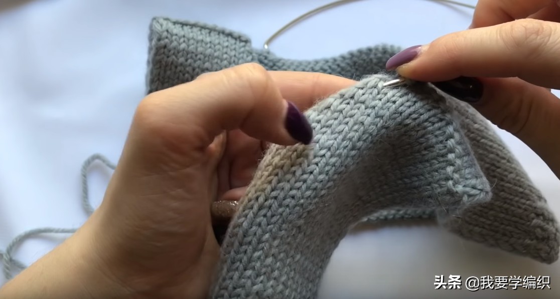 v领挑边怎么织,织毛衣织螺纹哪一个好看