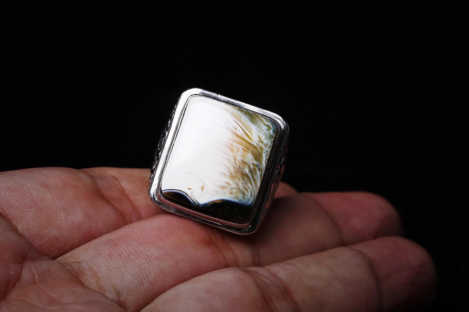 精品戒指女款,纯天然蜜蜡戒指