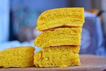 南瓜豆馅千层饼的家常做法,南瓜香掉牙夹心千层饼教程