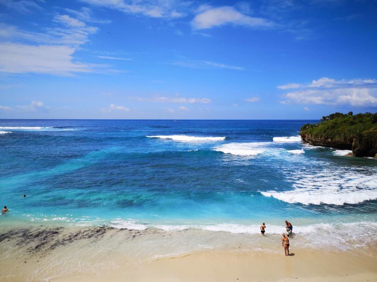 巴厘区蓝梦岛,蓝梦岛的海水超级美