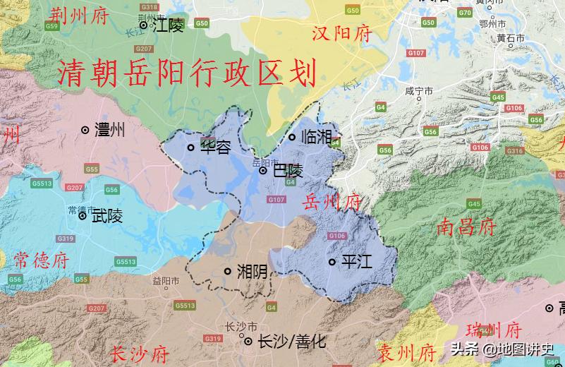 岳阳和巴陵有什么渊源,岳阳行政区划历史演变图