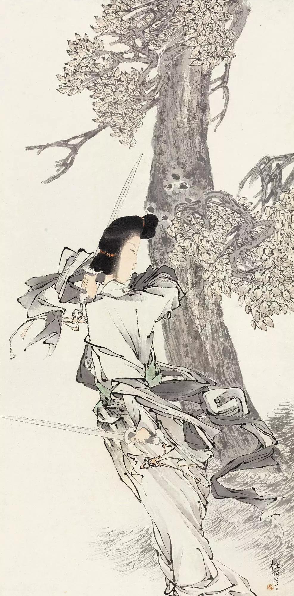 任伯年人物写意画 (任伯年写意人物作品鉴赏)