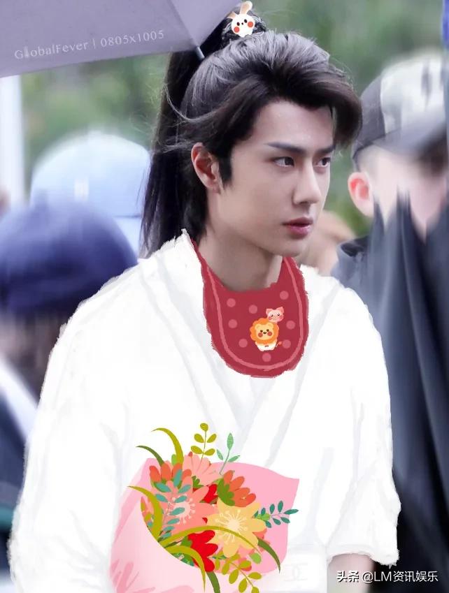 王一博玩无人机赶主播,王一博横店鹰眼视频