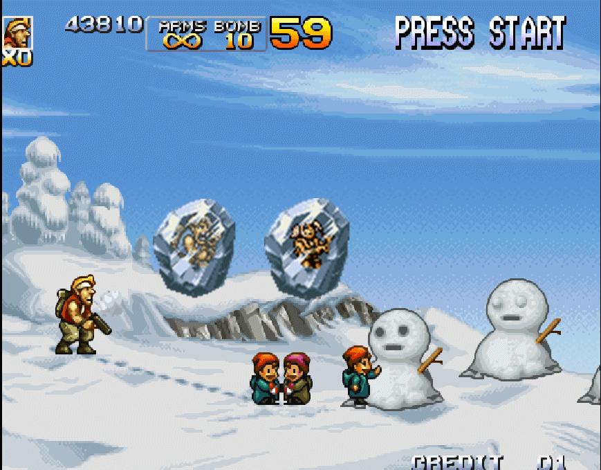 合金弹头4角色死亡,合金弹头所有死亡动作