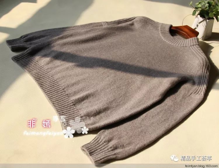 顶级高档男士羊绒衫肩部带横条,男士圆领羊绒衫编织花样视频