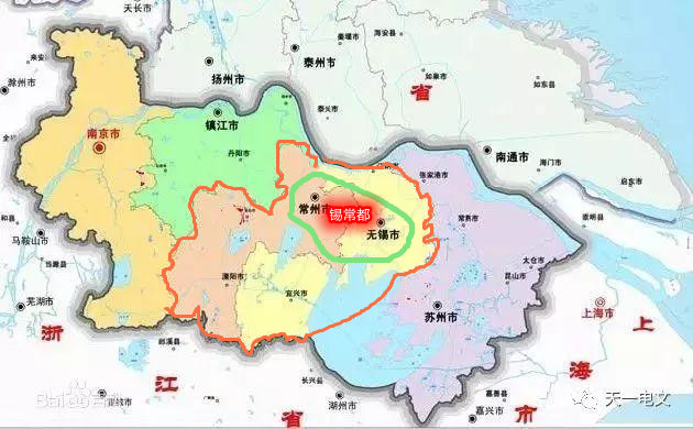 关于常锡城市空间布局的一体化:常州一心向东,奈何无锡不愿向西