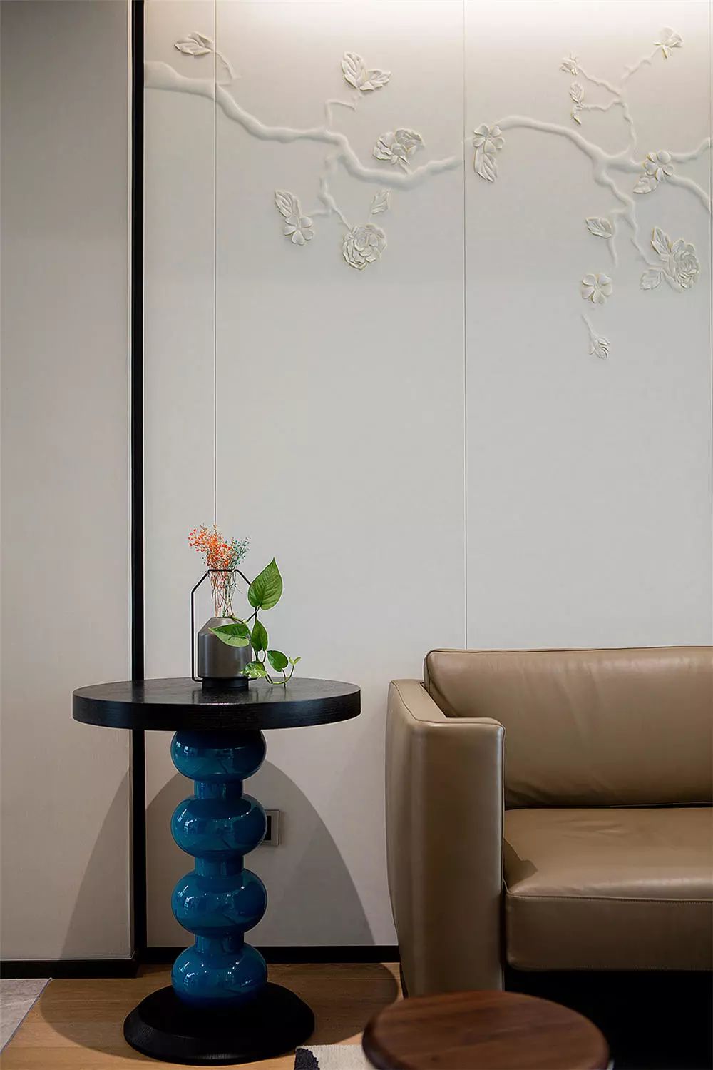 阳新尚湖湾122㎡现代简约风格3室2厅装修设计效果