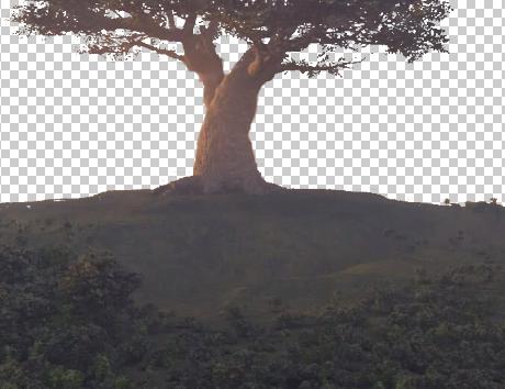 pslab灰色背景通道抠图,ps教程通道调色实例