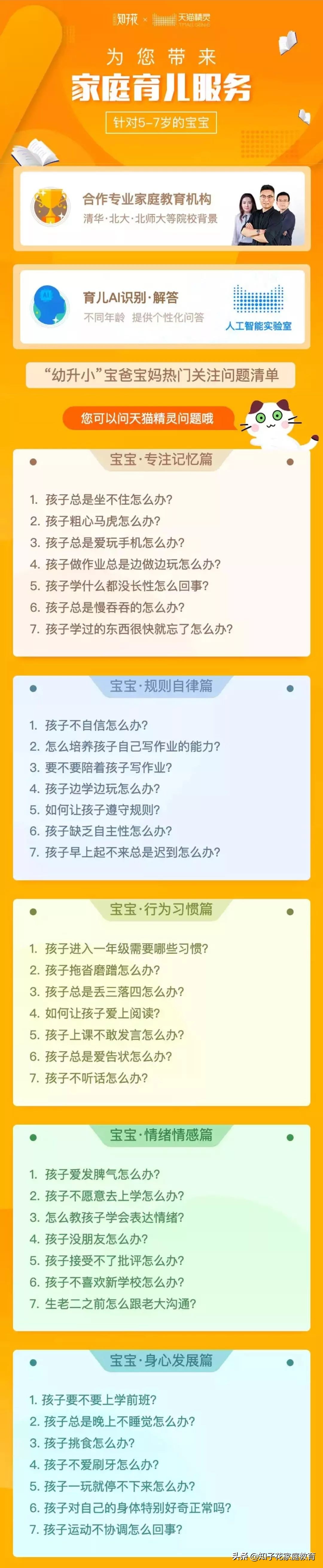 天猫精灵,孩子爱发脾气怎么办?“幼升小”热门关注问题清单