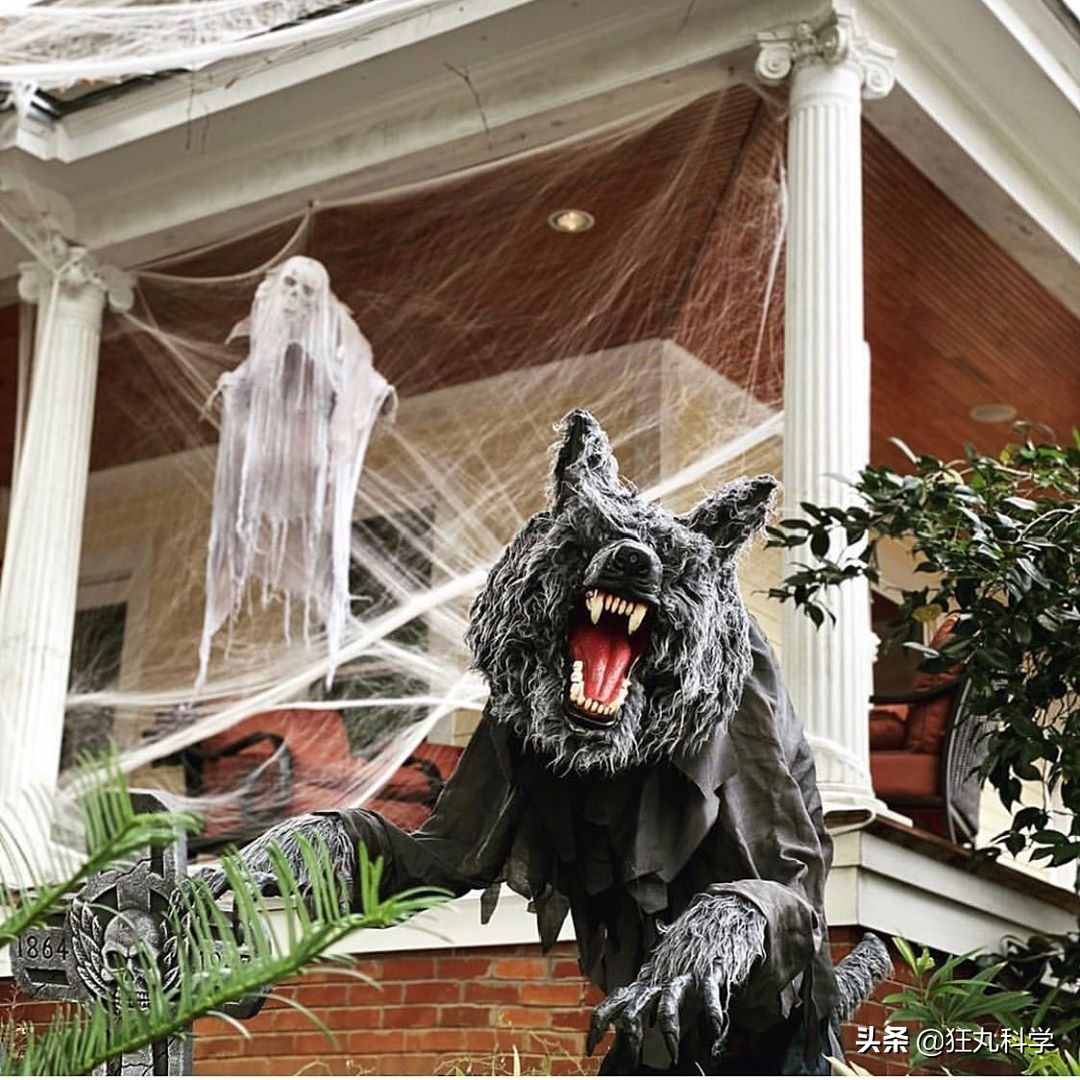 为过万圣节把房子改成鬼屋吓坏数千人，幸好我和这个老哥不是邻居