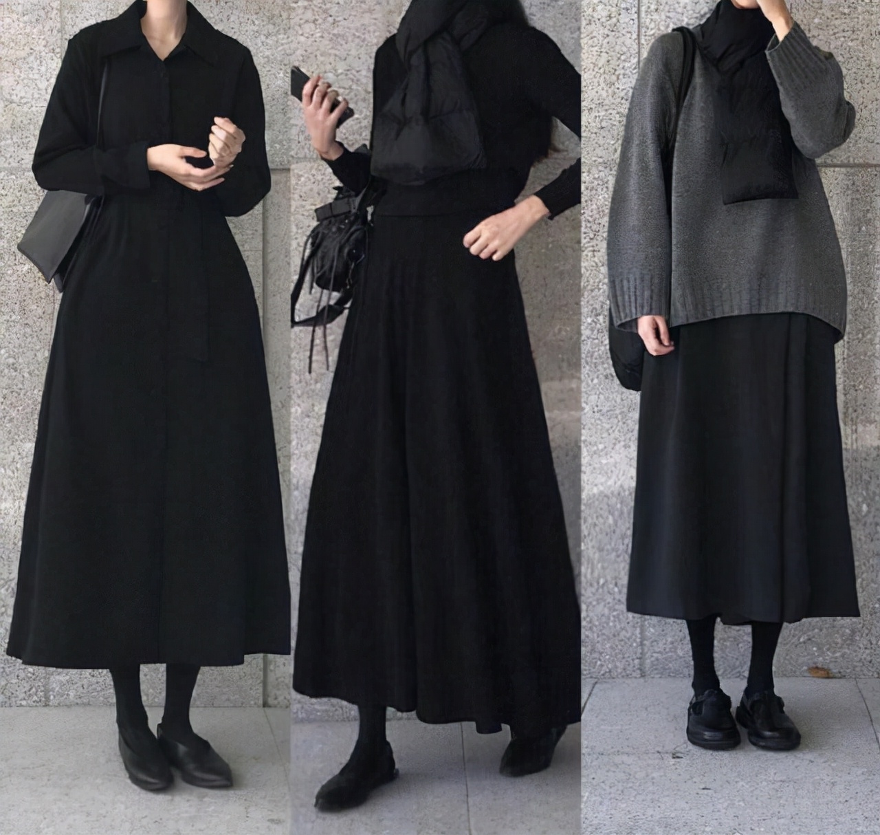 冬季黑色怎么穿出可爱感觉,如何穿黑色衣服显白