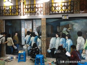 马路边边麻辣烫手绘墙的回忆杀