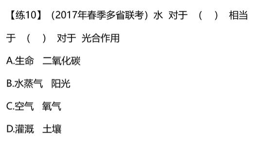 类比推理的五个关系,类比推理的常识积累