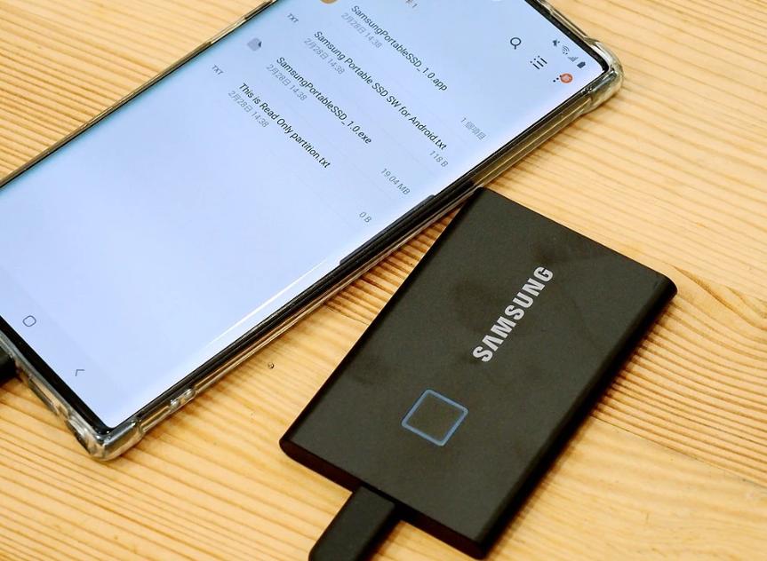 三星t7touchssd移动固态硬盘,三星T7Touch移动固态