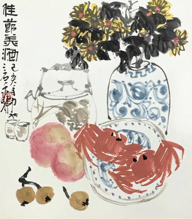 柯和根山水画,南北花鸟画精品欣赏