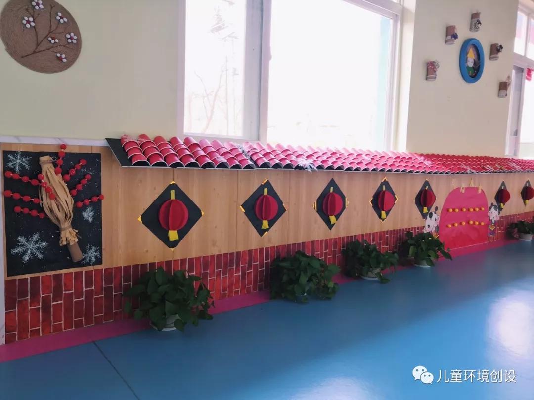 幼儿园新年环创参考,幼儿园新年教室环创