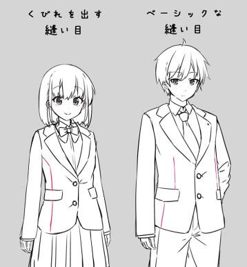 如何画动漫女性穿搭风格,漫画人物女生服装画法