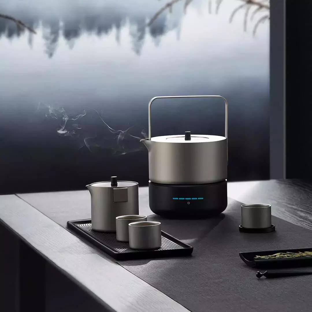 豪华茶具制作全过程,茶具便携式套装钛金属