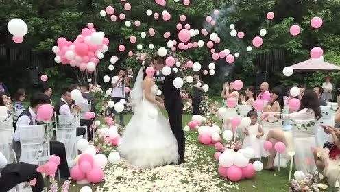 结婚气球派对仪式感文案,布置婚礼气球文案