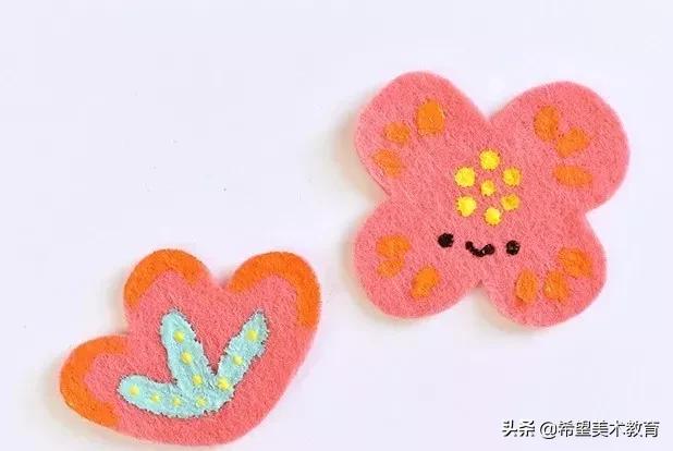 美育节手工作品表现美好假期,画室美术创意手工课