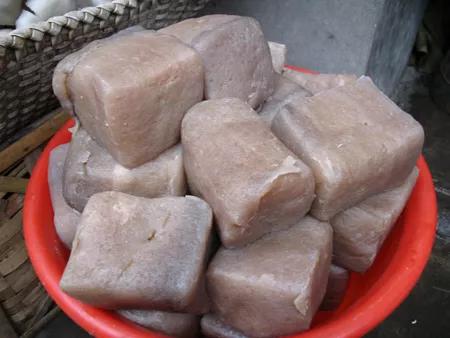 贵州的特色美食米豆腐,贵州铜仁魔芋豆腐