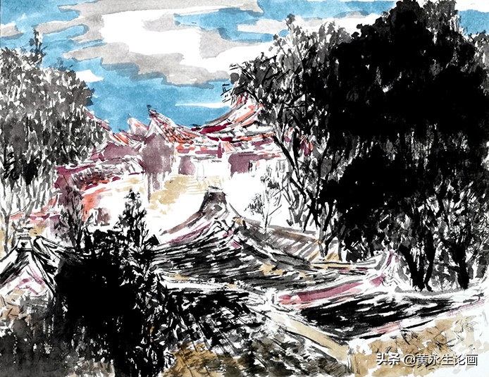 厦门国画工笔人物写生创作,厦门白描人物写生国画作品欣赏