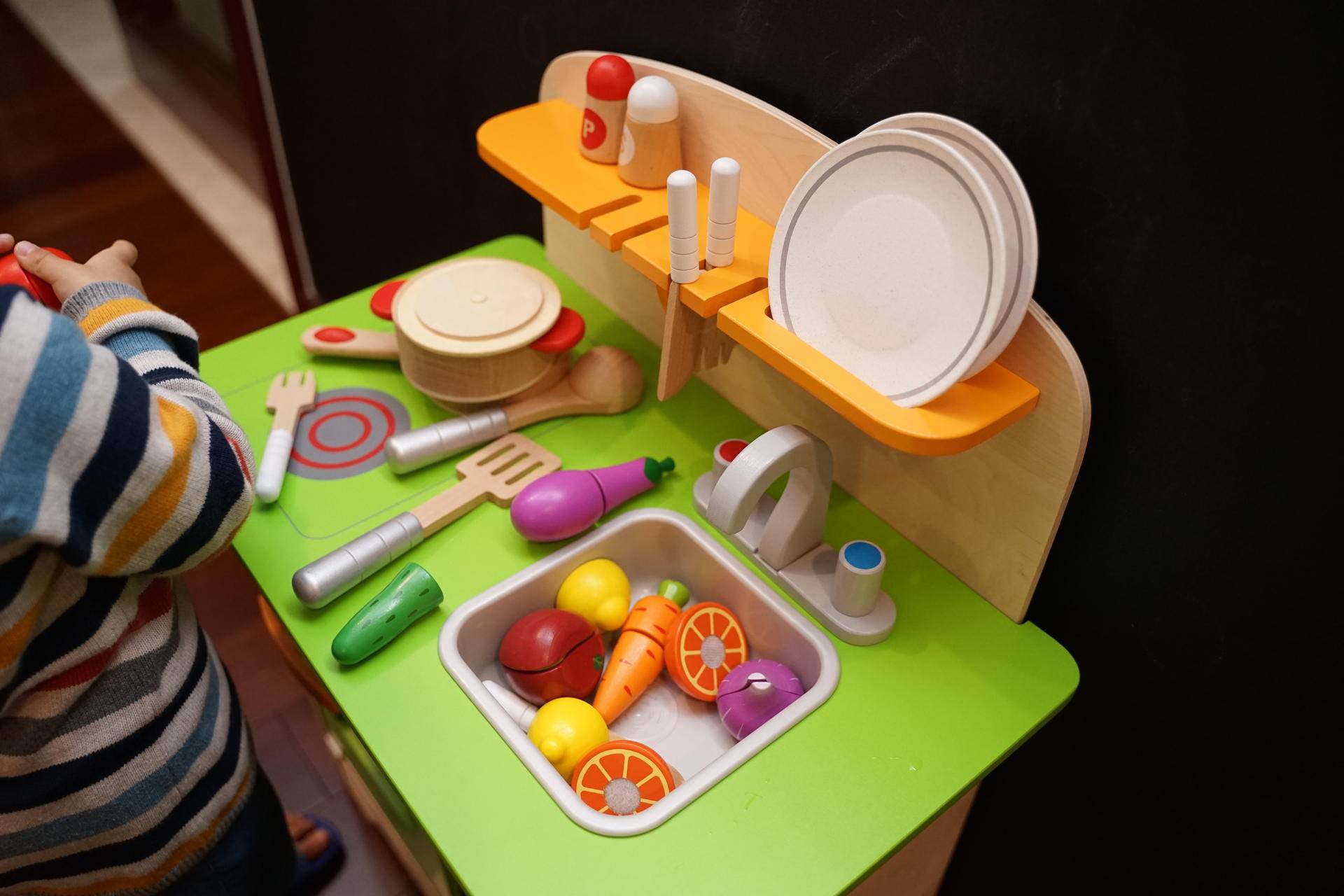 大厨从娃娃抓起Hape小厨房·切切乐开箱测评