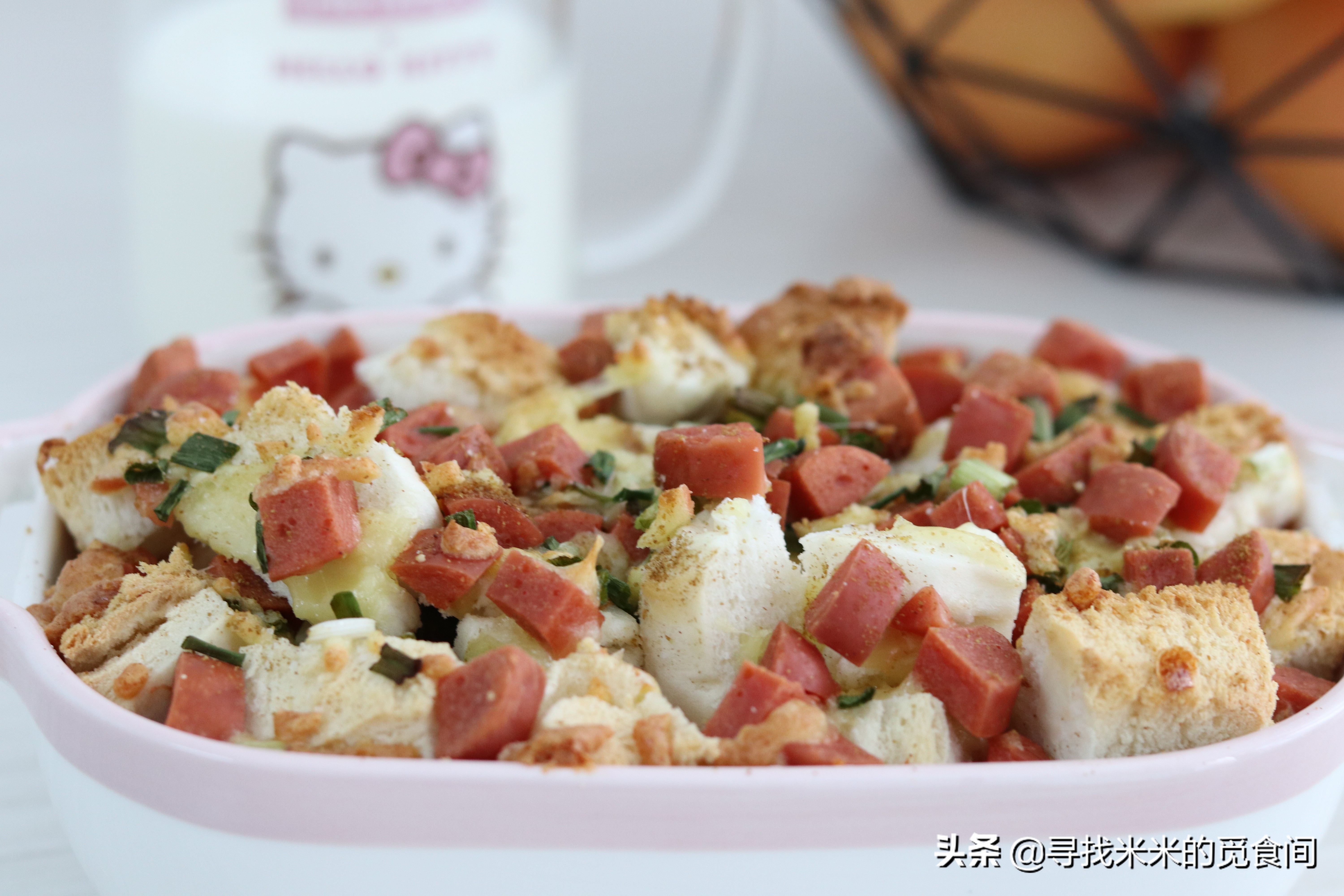 烤馒头怎么做好吃又简单,自制有模有样的奶香烤馒头