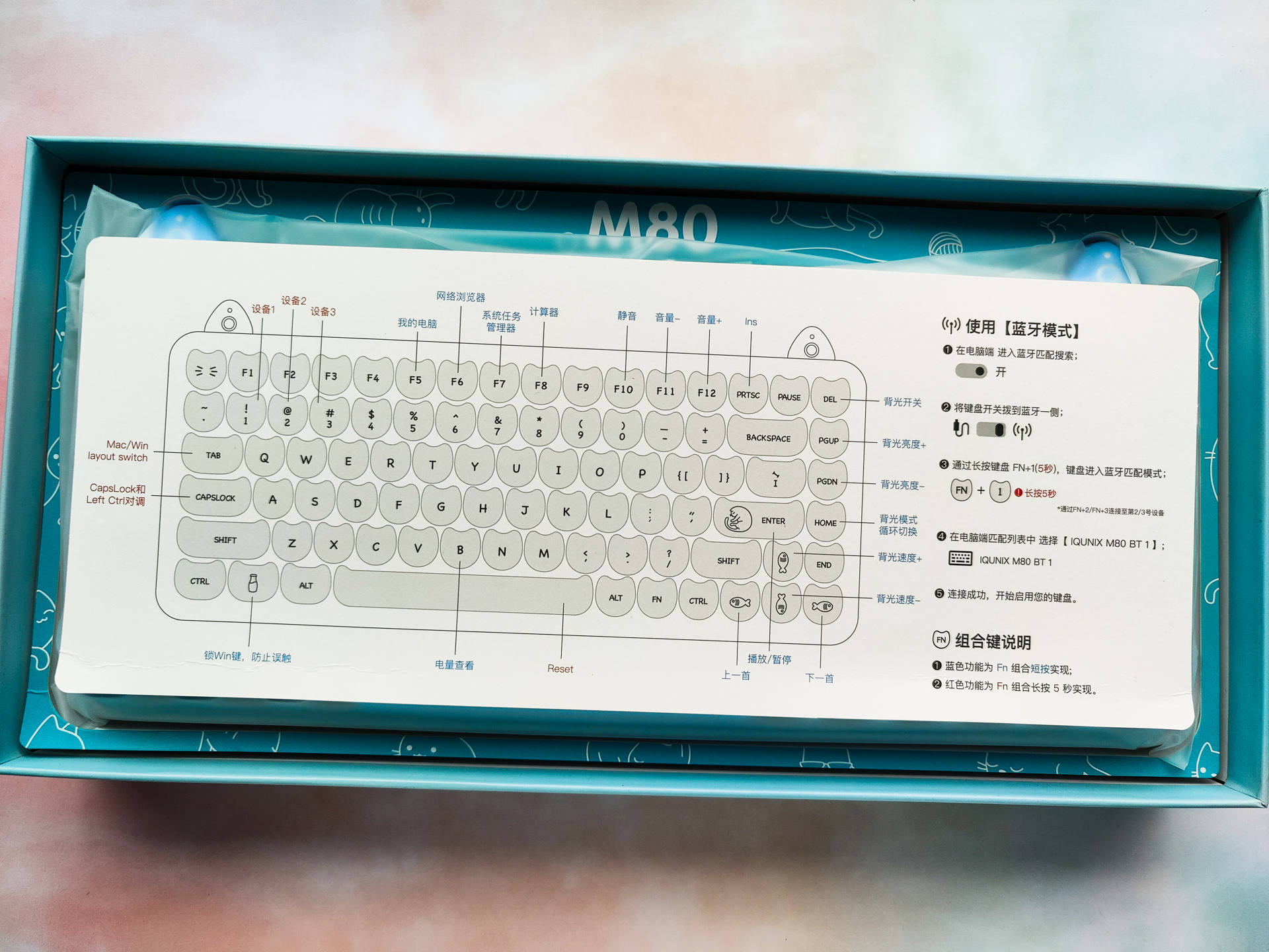 给领导迟到的礼物——IQUNIXM80萌萌波斯简单晒