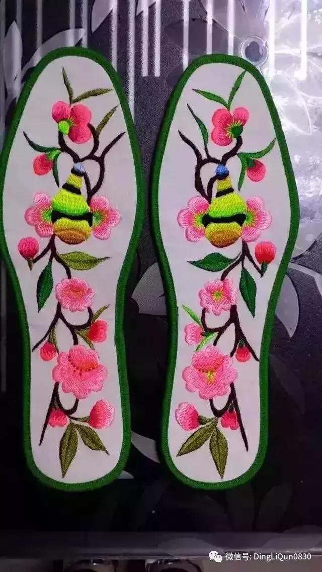 刺绣作品简单的,老式刺绣喜字的鞋垫刺绣方法