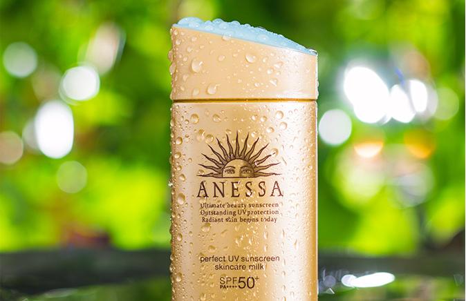 安耐晒防晒霜90毫升日本版,日本防晒霜推荐没有酒精