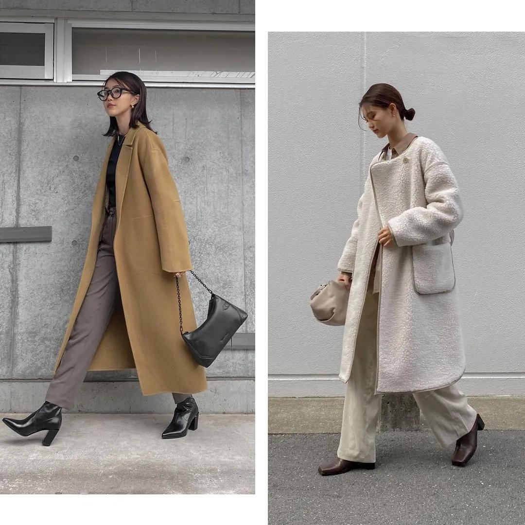 27套实用冬季日常穿搭,日本冬季流行穿搭